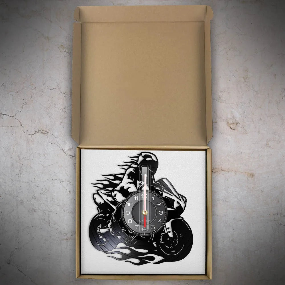 Horloge murale Moto