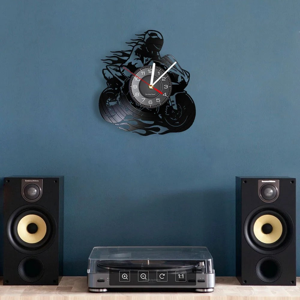 Horloge murale Moto
