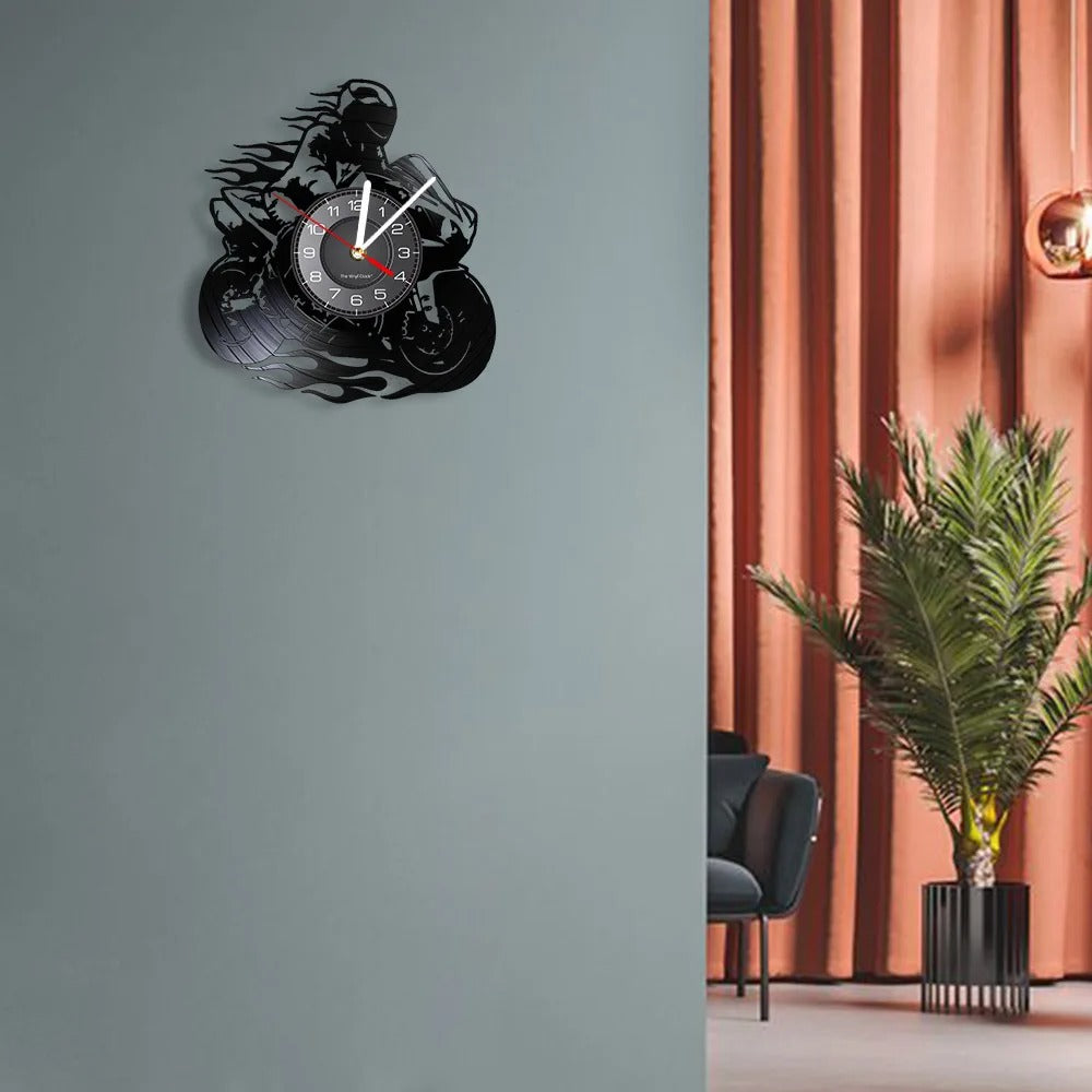 Horloge murale Moto