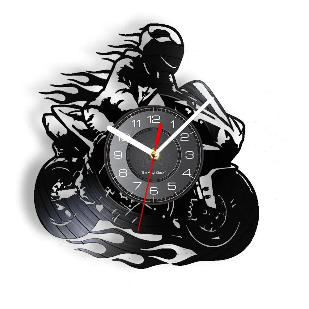 Horloge murale Moto